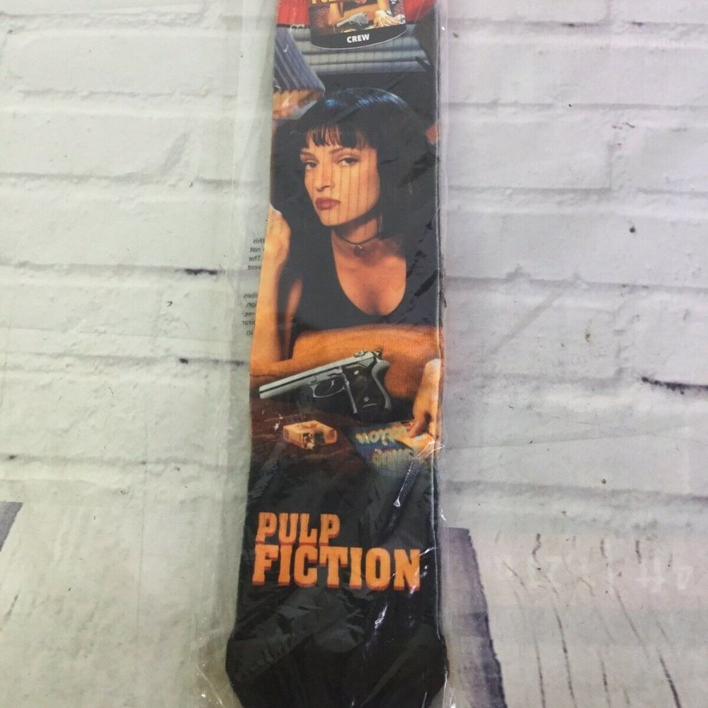 Pulp Fiction Mia Uma Thurman Sublimated Socks - Picture 3 of 7